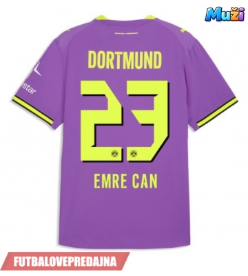 Lacne Muži Futbalové dres Borussia Dortmund Emre Can #23 2026-27 Krátky Rukáv - Tretina
